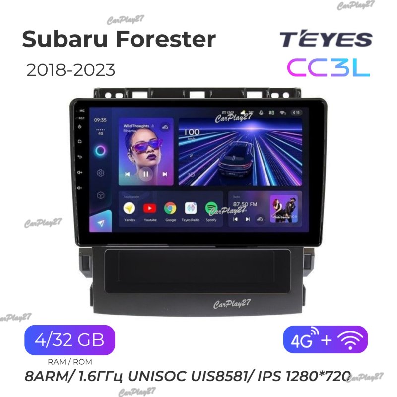 Магнитола штатная Subaru Forester 2018
