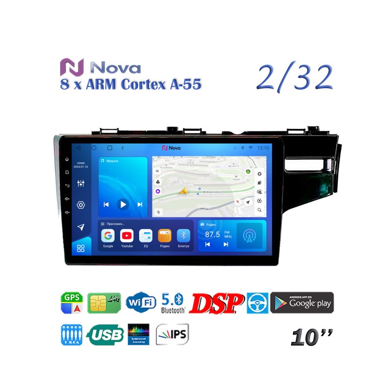 Магнитола штатная Honda Fit 2013