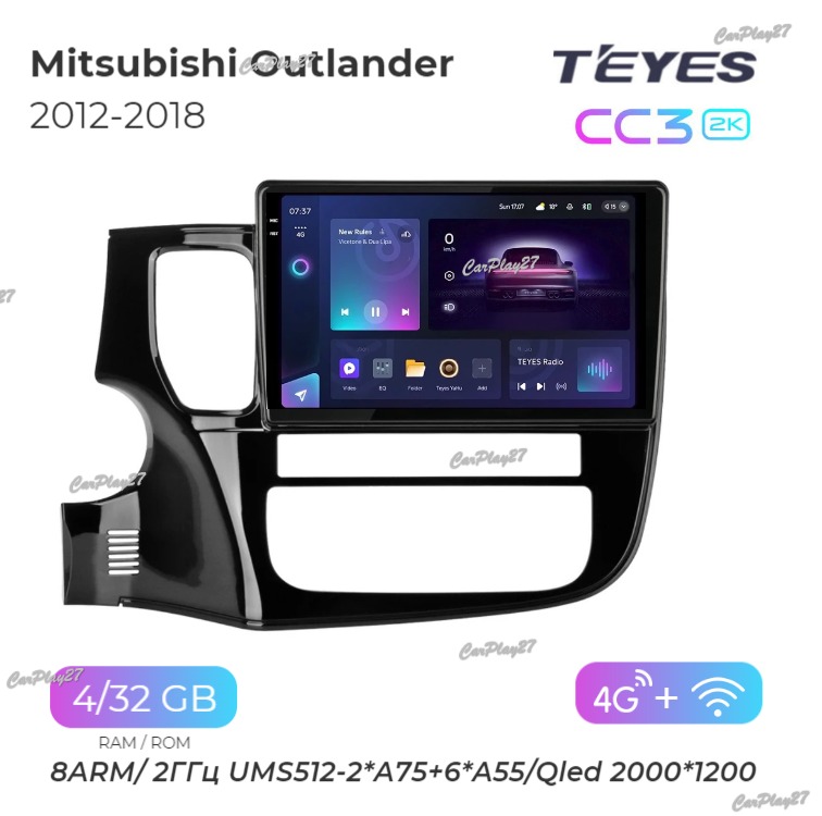 Магнитола штатная Mitsubishi Outlander 2012