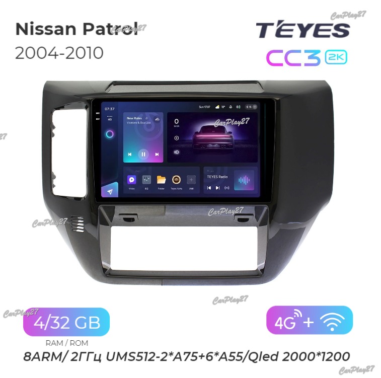 Магнитола штатная Nissan Patrol 2004