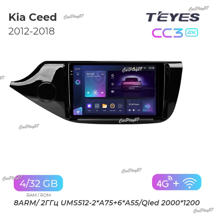 Магнитола штатная Kia Ceed 2012