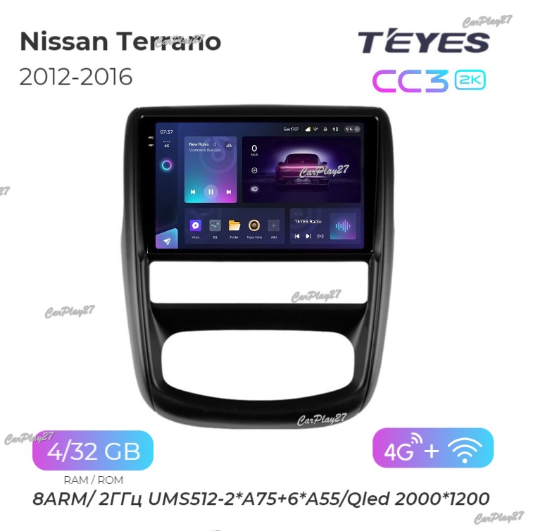 Магнитола штатная Nissan Terrano 2012