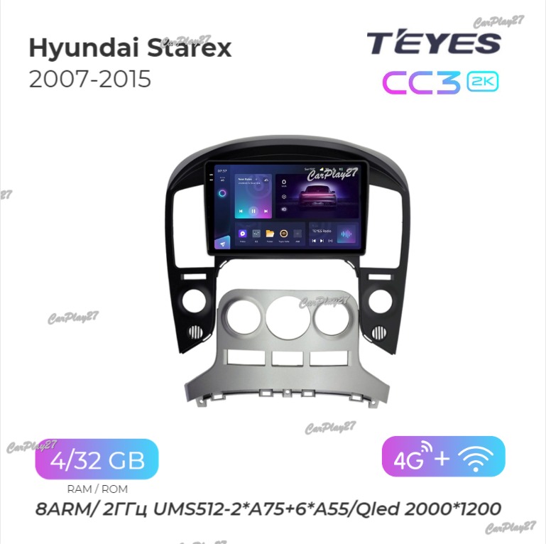 Магнитола штатная Hyundai Starex 2007