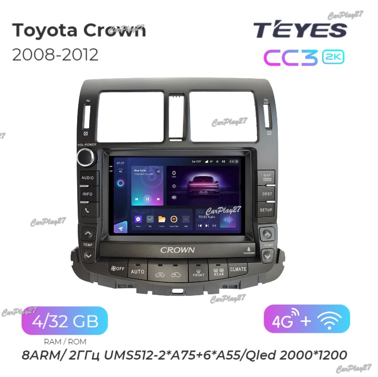 Магнитола штатная Toyota Crown 2008