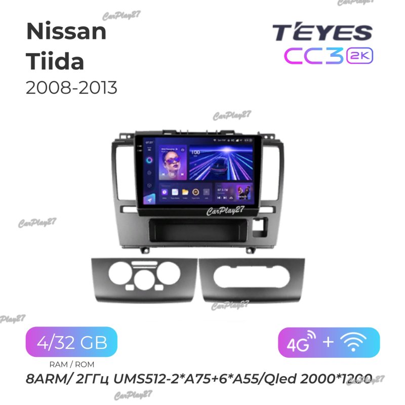 Магнитола штатная Nissan Tiida 2004