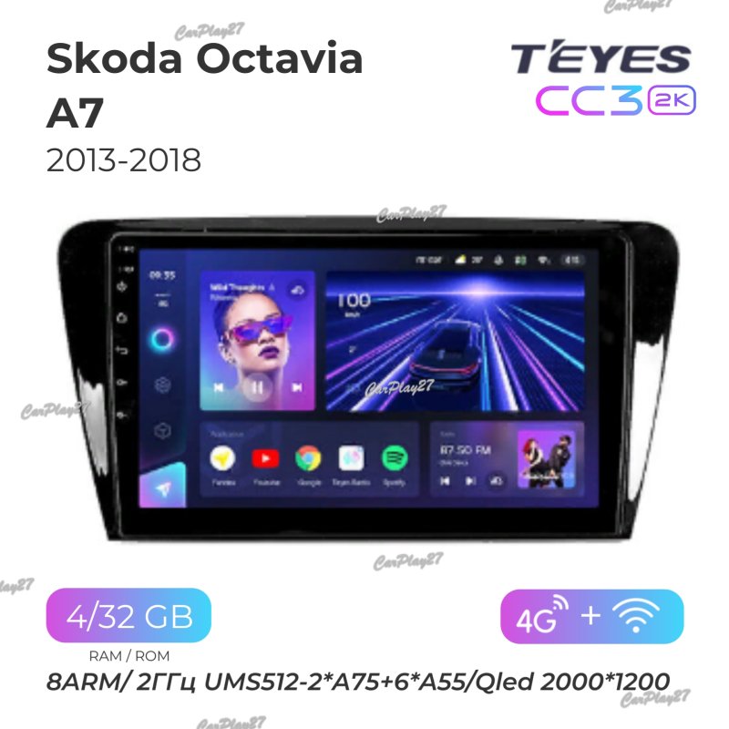 Магнитола штатная Skoda Octavia 2013