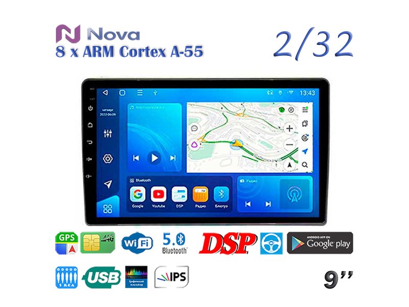 Магнитола штатная Mitsubishi Pajero 2019