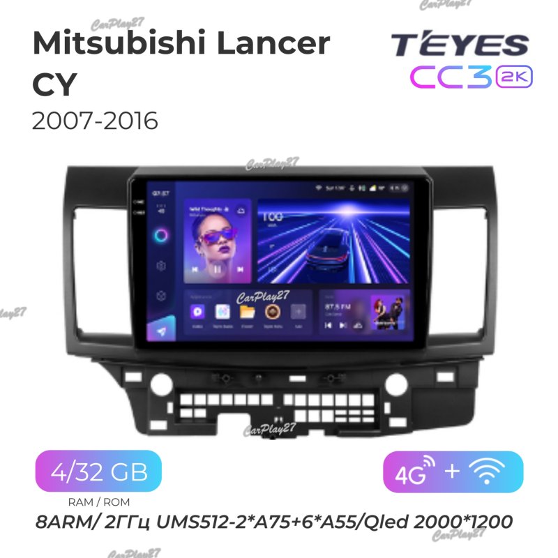 Магнитола штатная Mitsubishi Lancer 2007