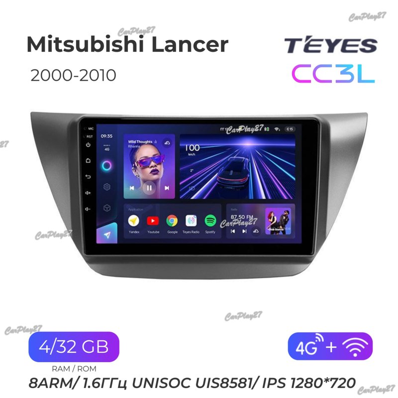 Магнитола штатная Mitsubishi Lancer 2000
