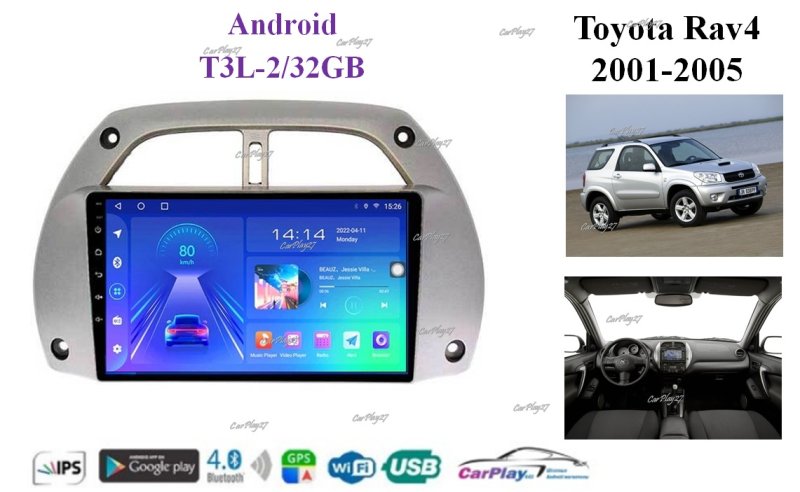 Магнитола штатная Toyota Rav4 2001