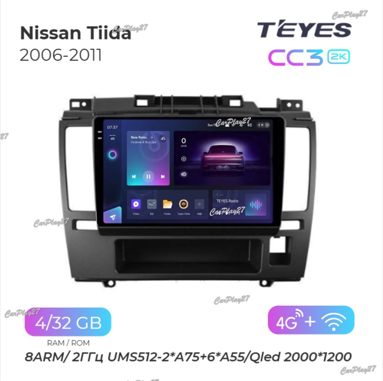 Магнитола штатная Nissan Tiida 2006