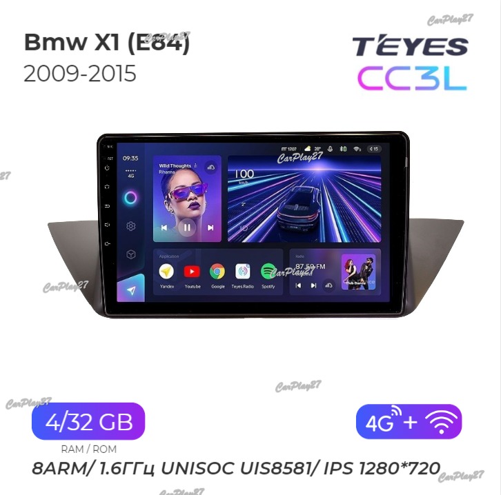 Магнитола штатная BMW X1 (E84) 2009