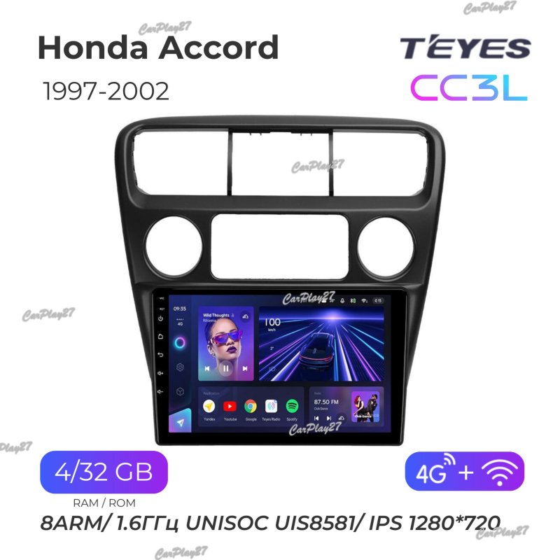 Магнитола штатная Honda Accord 1997