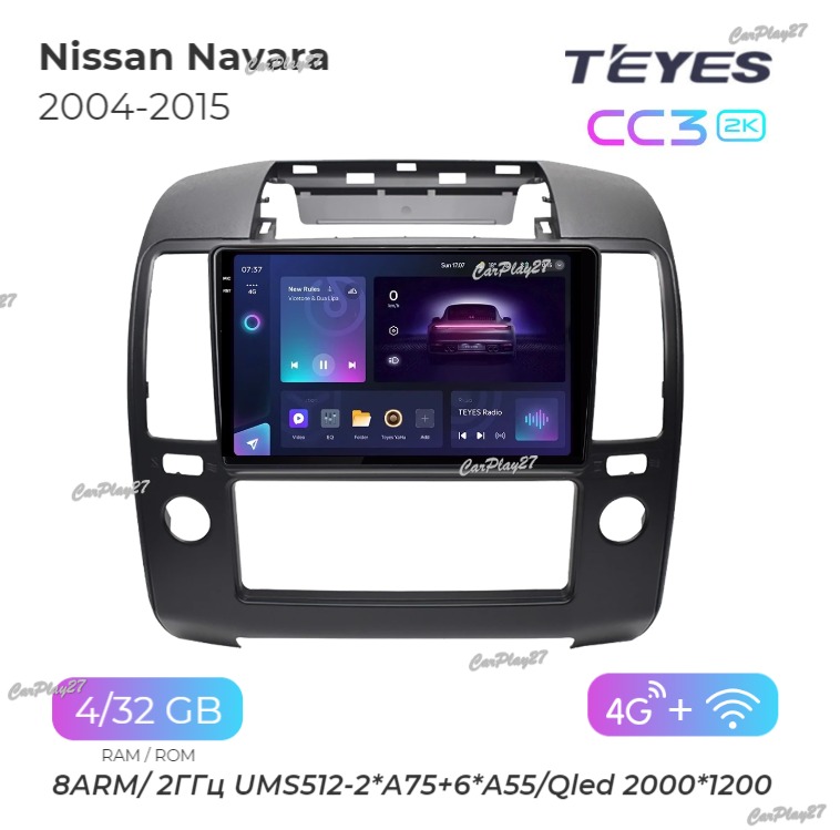 Магнитола штатная Nissan Navara 2004
