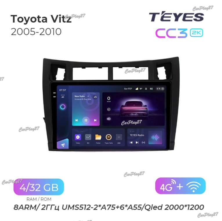 Магнитола штатная Toyota Vitz 2005