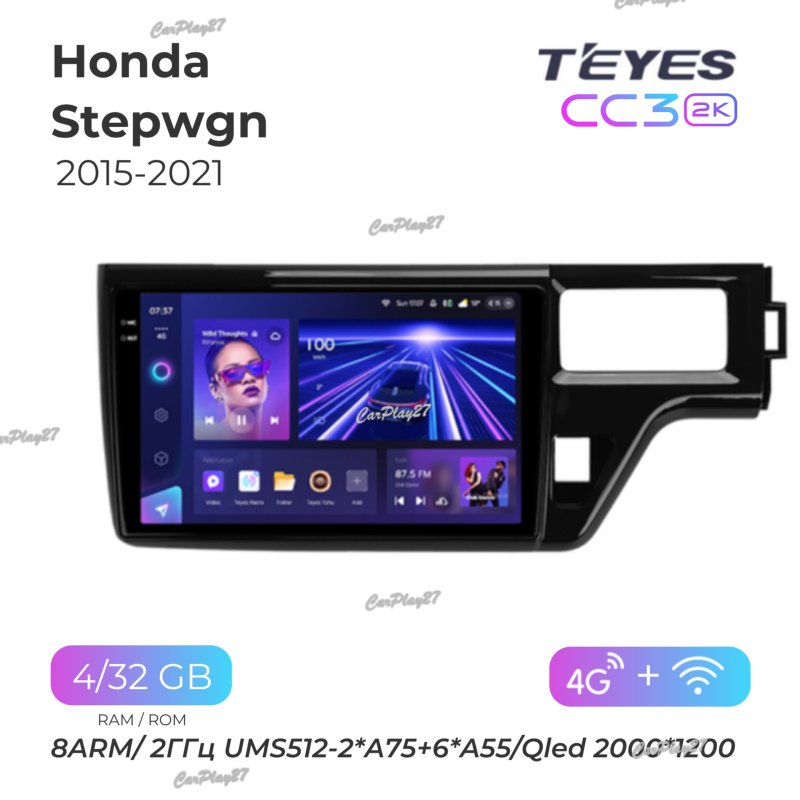 Магнитола штатная Honda Stepwgn 2015