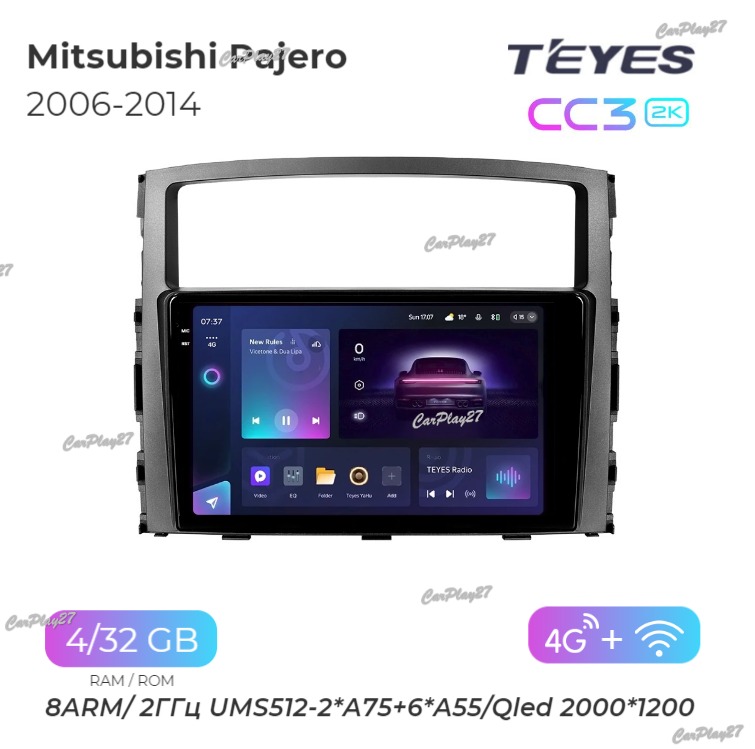 Магнитола штатная Mitsubishi Pajero 2006
