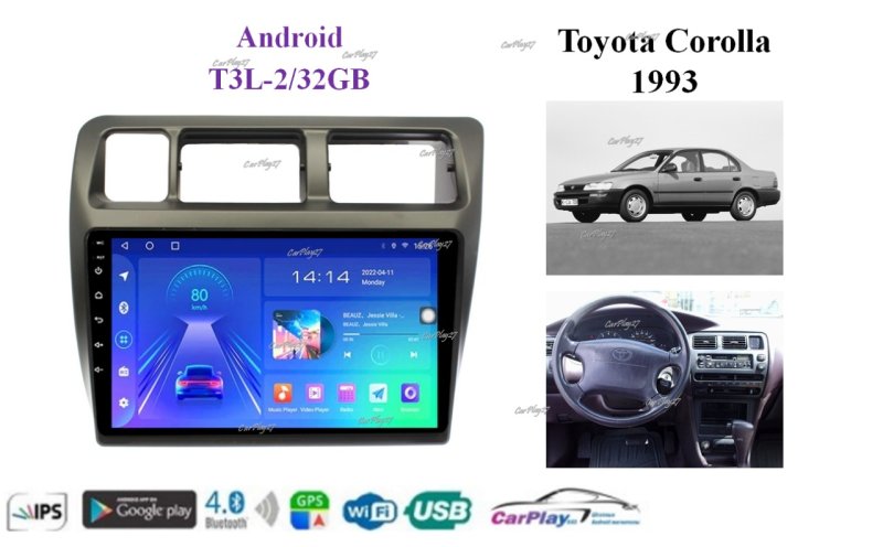Магнитола штатная Toyota Corolla 1993