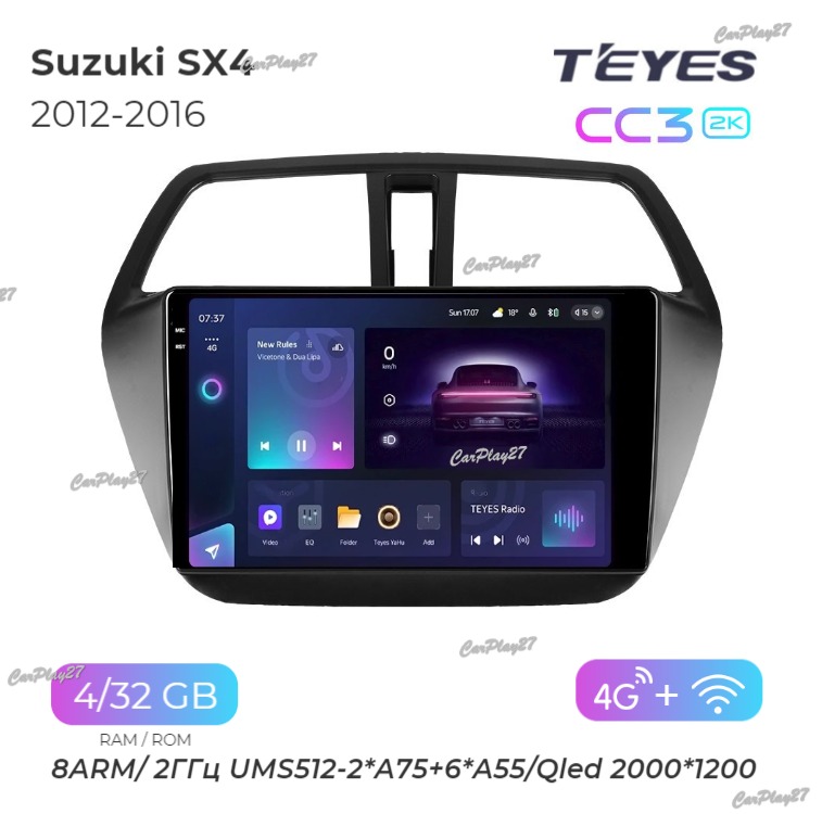 Магнитола штатная Suzuki SX4 2012