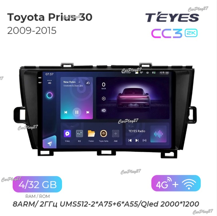 Магнитола штатная Toyota Prius 30 2009