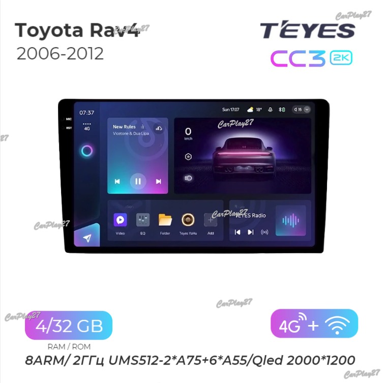 Магнитола штатная Toyota Rav4 2006