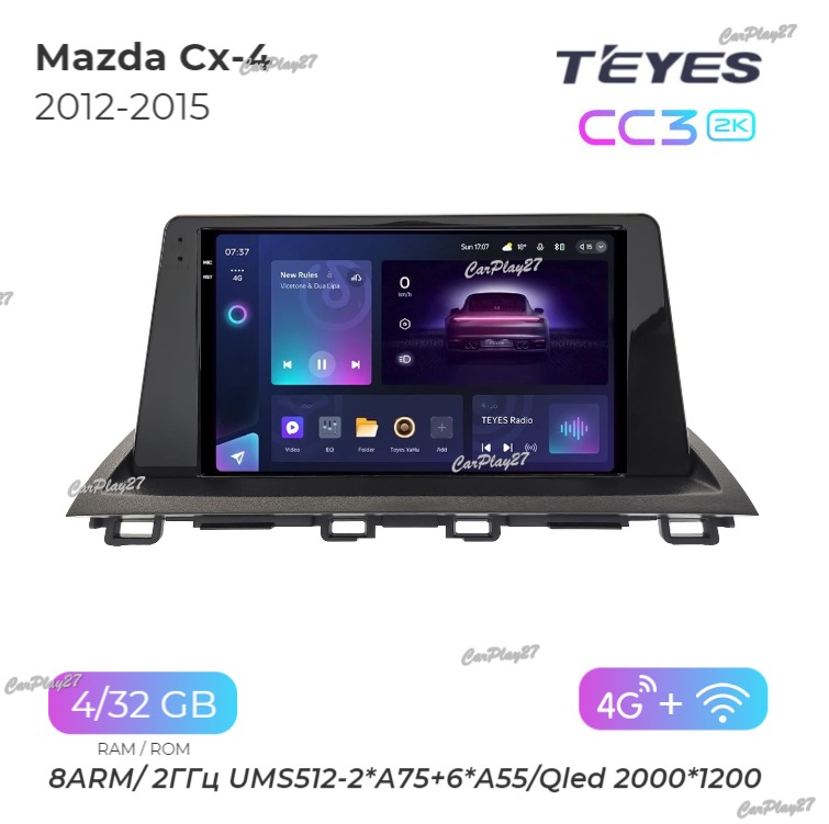 Магнитола штатная Mazda CX-4 2012