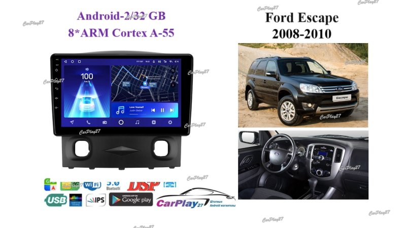 Магнитола штатная Ford Escape 2008