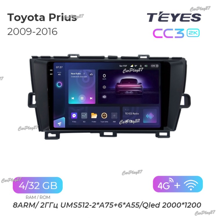 Магнитола штатная Toyota Prius 2009