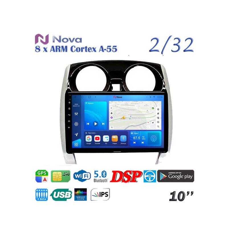 Магнитола штатная Nissan Note 2012