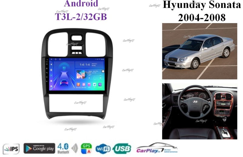 Магнитола штатная Hyundai Sonata 2004