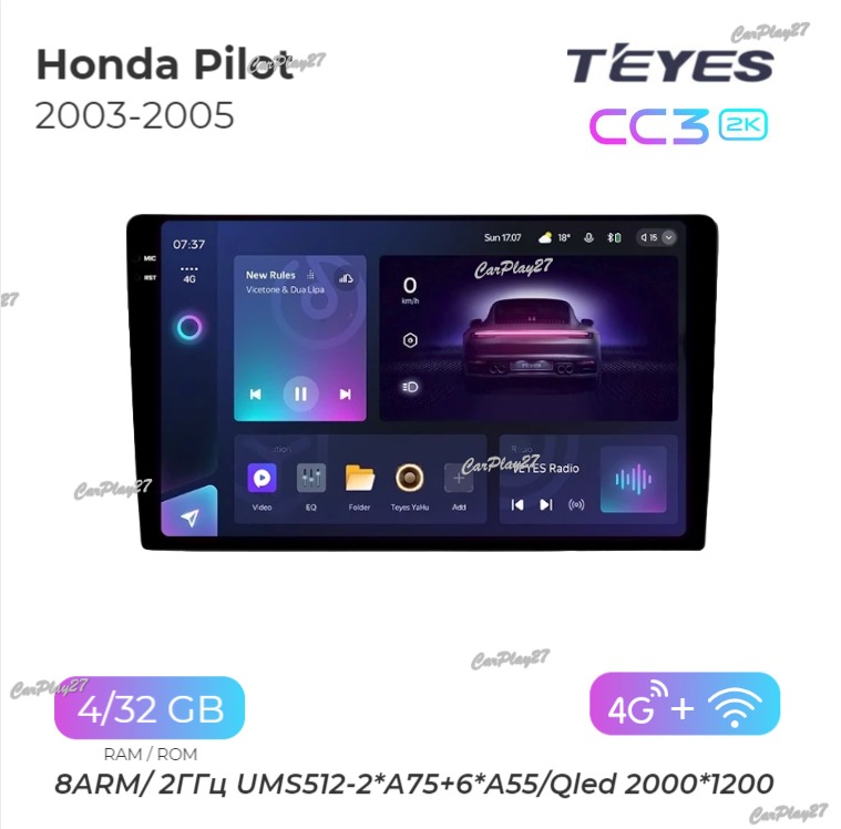 Магнитола штатная Honda Pilot 2003