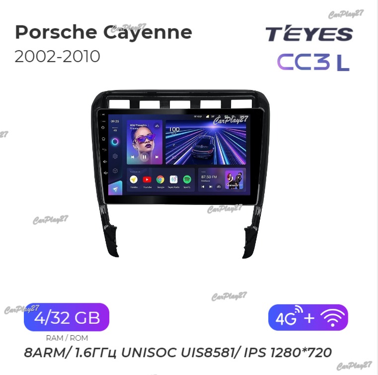 Магнитола штатная Porsche Cayenne 2002