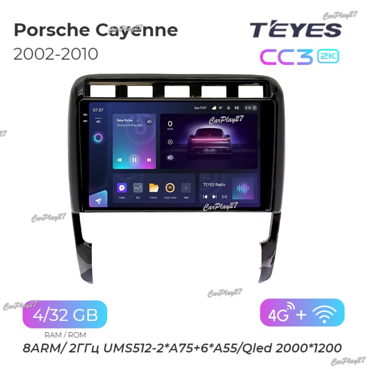 Магнитола штатная Porsche Cayenne 2002