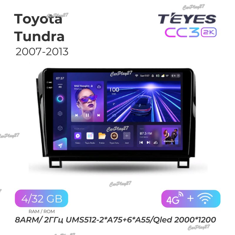 Магнитола штатная Toyota Tundra 2007