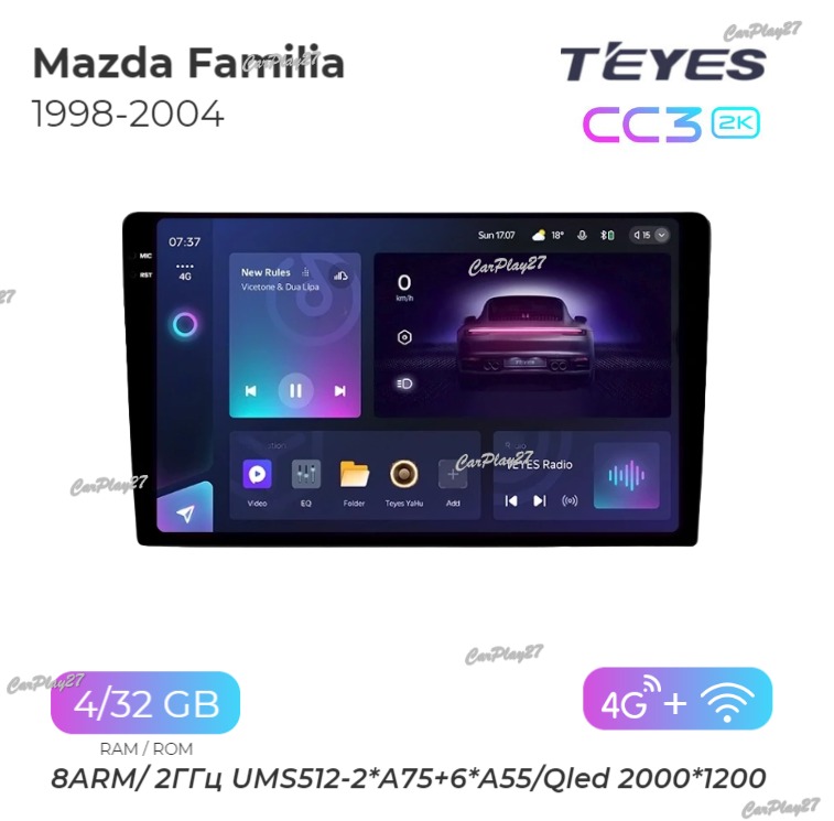 Магнитола штатная Mazda Familia 1998