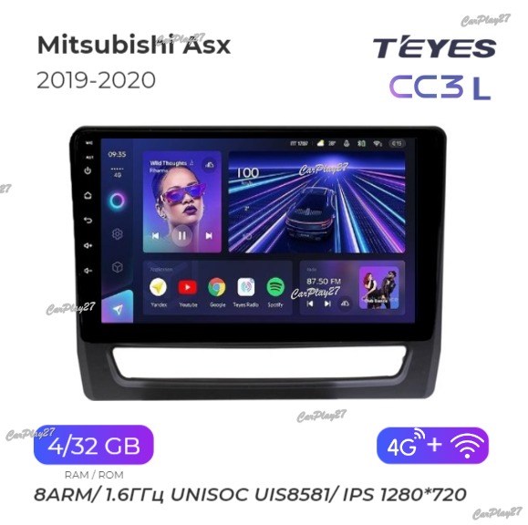 Магнитола штатная Mitsubishi ASX 2019
