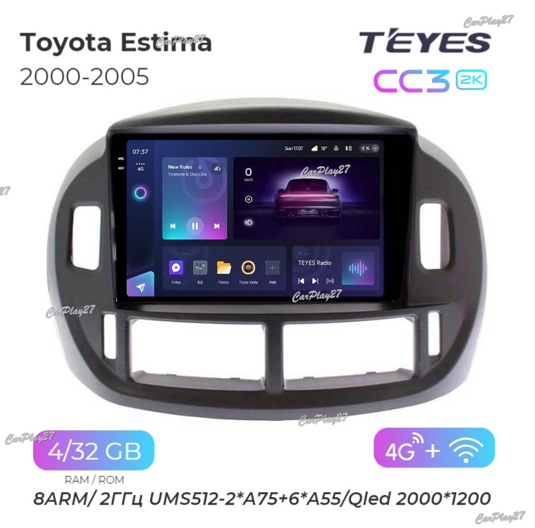 Магнитола штатная Toyota Estima 2000