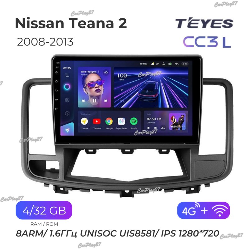 Магнитола штатная Nissan Teana 2008