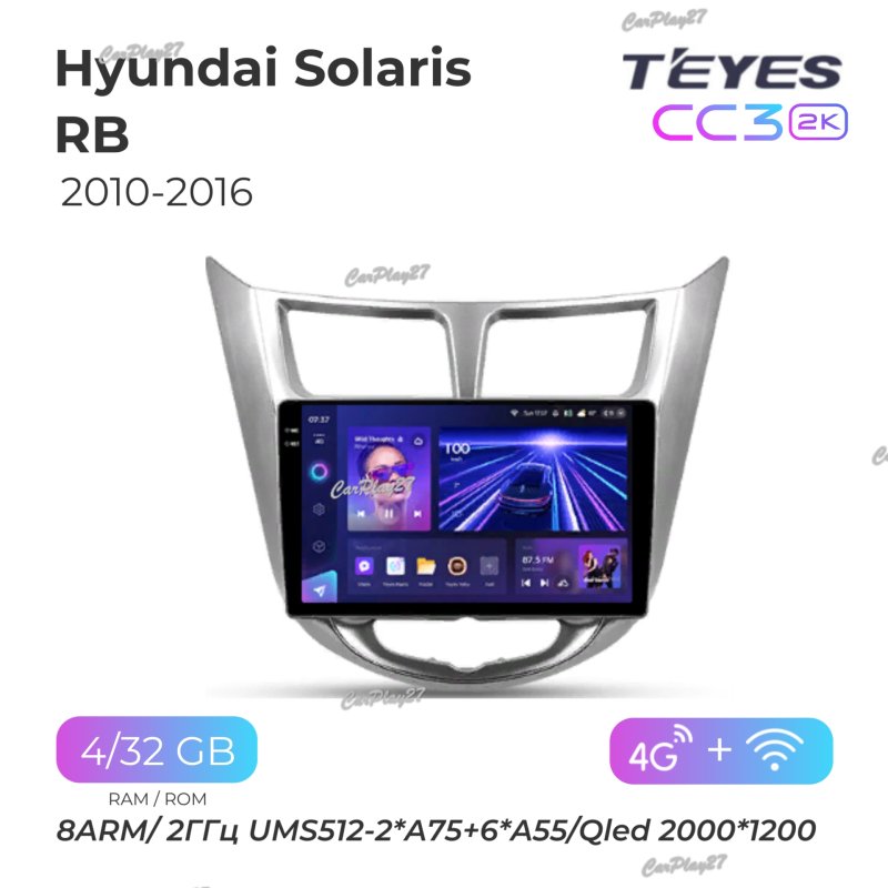 Магнитола штатная Hyundai Solaris 2010