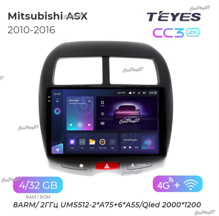 Магнитола штатная Mitsubishi ASX 2010