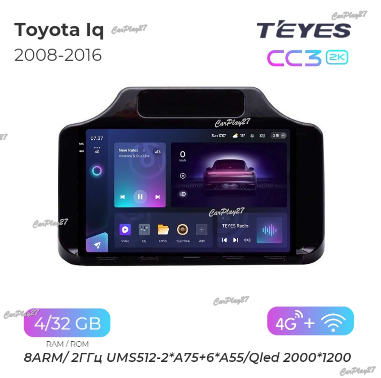 Магнитола штатная Toyota IQ 2008