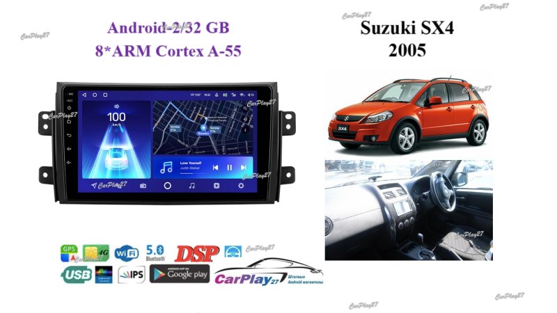 Магнитола штатная Suzuki SX4 2005