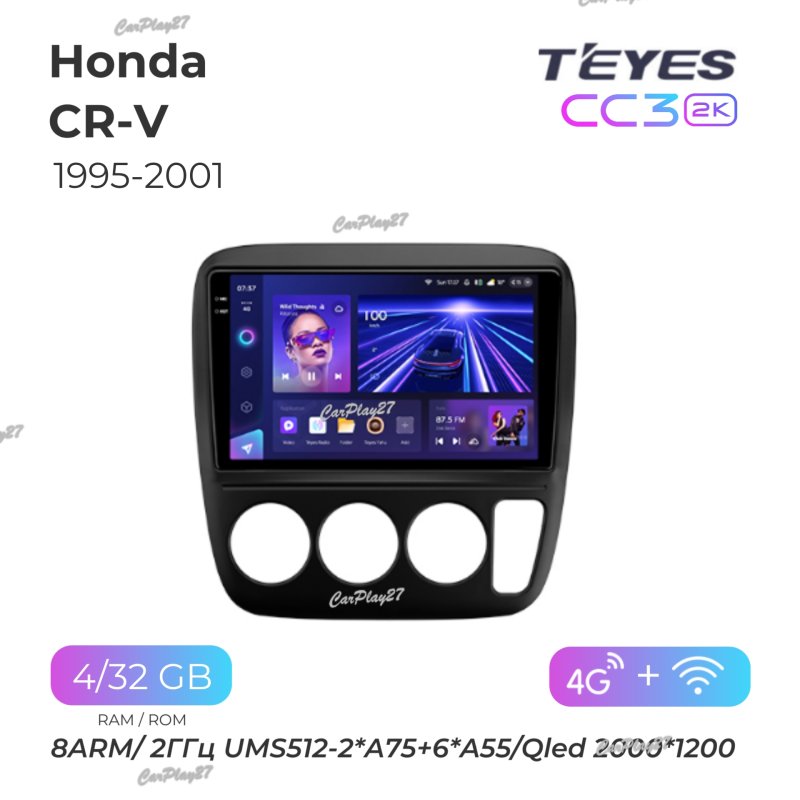 Магнитола штатная Honda CR-V 1995