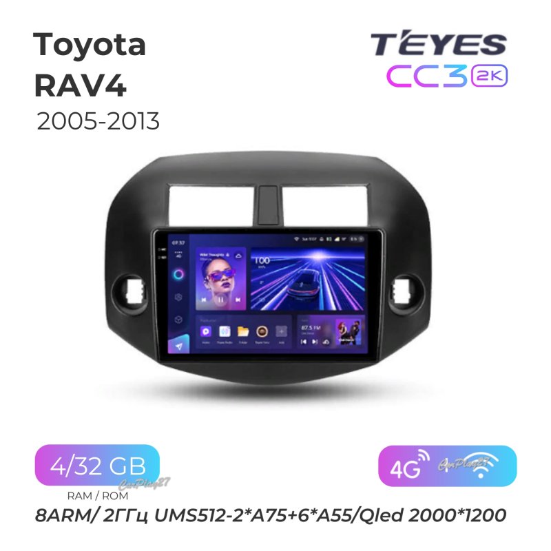 Магнитола штатная Toyota Rav4 2005