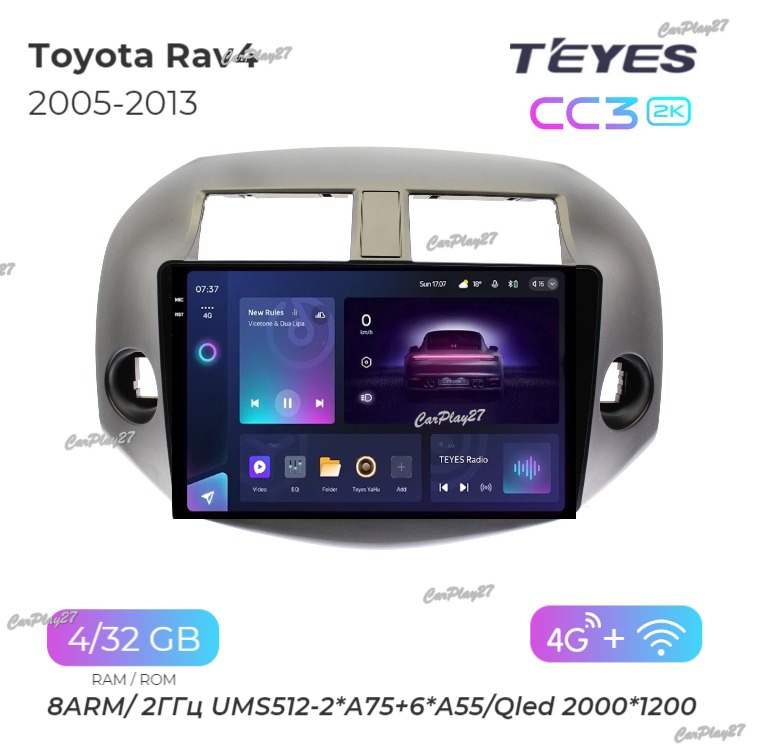 Магнитола штатная Toyota Rav4 2005