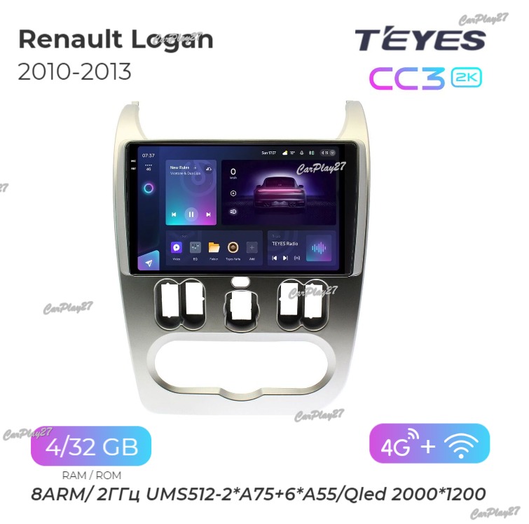 Магнитола штатная Renault Logan 2010