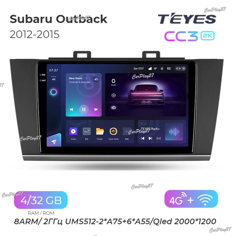 Магнитола штатная Subaru Outback 2012