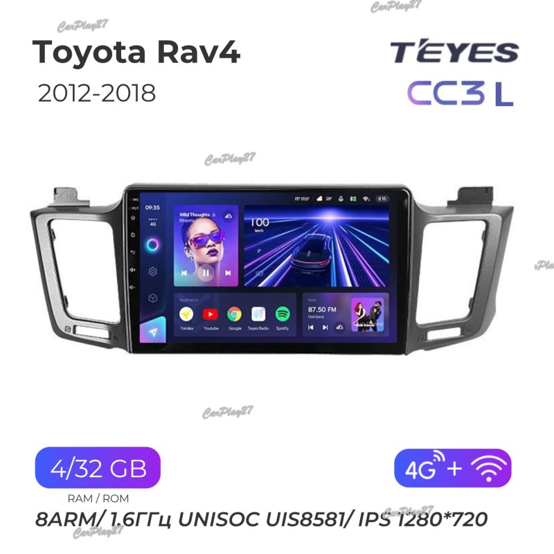 Магнитола штатная Toyota Rav4 2012