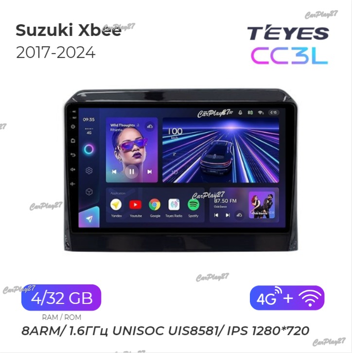 Магнитола штатная Suzuki XBee 2017