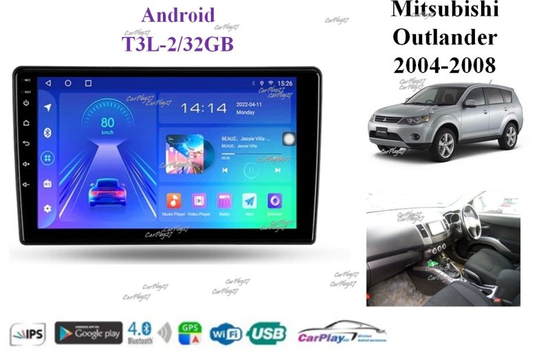 Магнитола штатная Mitsubishi Outlander 2004